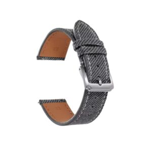 Black Handmade Denim Watch Strap – DenimaTex™ by makewrist
