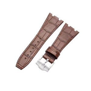 Crocodile Strap - For all Audemars Piguet Royal Oak 39mm - Brown