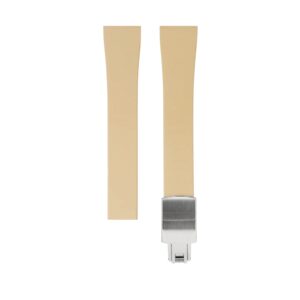 CTS Rubber Strap - Cartier Santos-Dumont - Beige