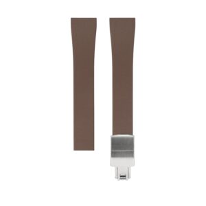 CTS Rubber Strap - Cartier Santos-Dumont - Brown