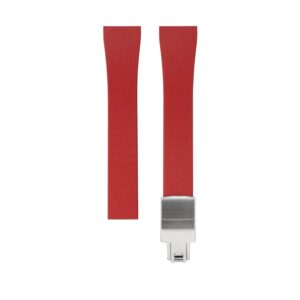CTS Rubber Strap - Cartier Santos-Dumont - Red