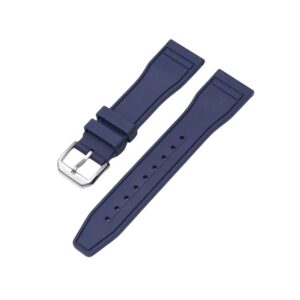 FKM Rubber Strap - For IWC Portugieser/Aquatimer/All Pilot Models/Portugieser/Portofino - Navy Blue