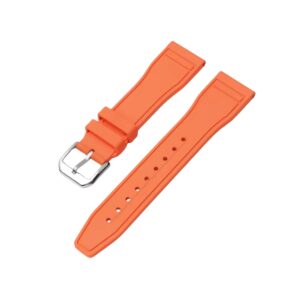 FKM Rubber Strap - For IWC Portugieser/Aquatimer/All Pilot Models/Portugieser/Portofino - Orange