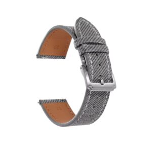 Grey Handmade Denim Watch Strap – DenimaTex™ by makewrist