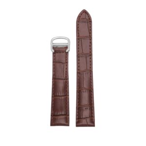 Leather Strap for Cartier Tank / Tank Louis / Tank Américaine / Tank Solo / Tank Must – Brown