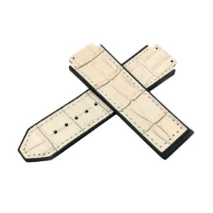 Leather Strap - For Hublot Big Bang 44mm - Beige