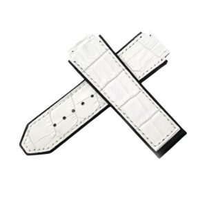 Leather Strap - For Hublot Big Bang 44mm - White