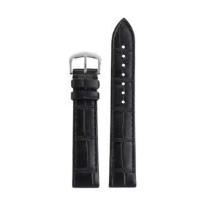 Leather Strap - For Jaeger-LeCoultre (JLC) Reverso - Black