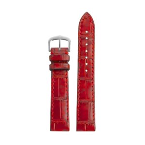Leather Strap - For Jaeger-LeCoultre (JLC) Reverso - Red