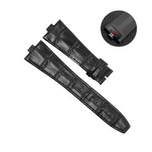 Leather Strap - For Vacheron Constantin Overseas - Black