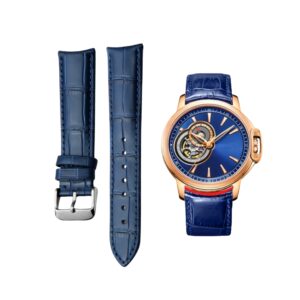 Leather Strap - For Vacheron Constantin Patrimony & Traditionnelle and other Models - Blue
