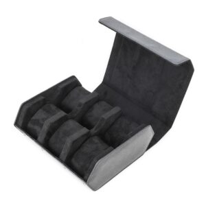 Leather Watch Box - 6 Slot - Black