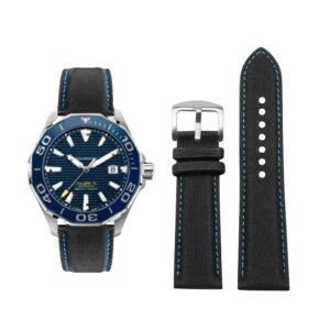 Nylon Strap - For Tag Heuer Formula 1 - Black/Blue