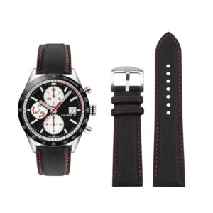 Nylon Strap - For Tag Heuer Formula 1 - Black/Red