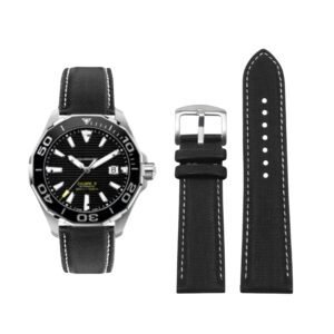 Nylon Strap - For Tag Heuer Formula 1 - Black/White