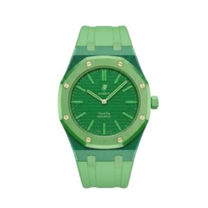 Royal Pop Wrist Strap & Case — For Green Eight (Lépine, Crown at 12)
