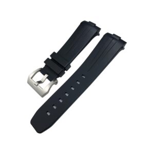 Rubber Curved Strap - For Panerai - Black
