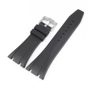 Rubber Strap - For all Audemars Piguet Royal Oak 39mm - Black