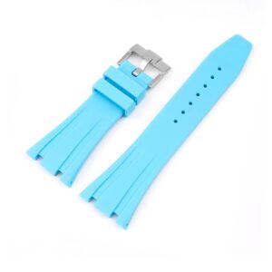 Rubber Strap - For all Audemars Piguet Royal Oak 39mm - Light Blue