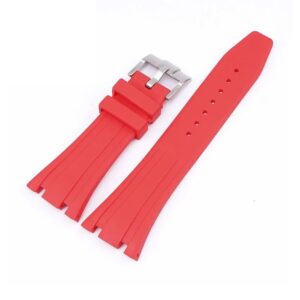 Rubber Strap - For all Audemars Piguet Royal Oak 39mm - Red