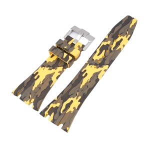 Rubber Strap - For all Audemars Piguet Royal Oak 39mm - Yellow Camo