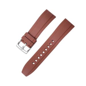 Rubber Strap - For all Breitling Chronomat Models - Brown