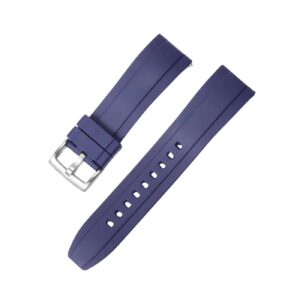 Rubber Strap - For all Breitling Chronomat Models - Navy Blue