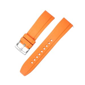 Rubber Strap - For all Breitling Chronomat Models - Orange