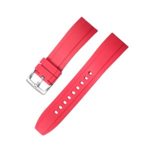Rubber Strap - For all Breitling Chronomat Models - Red
