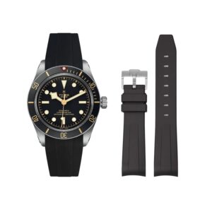 Rubber Strap - For all Tudor Black Bay Models - Black