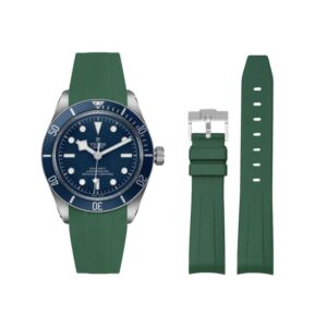 Rubber Strap - For all Tudor Black Bay Models - Green