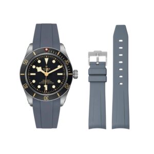 Rubber Strap - For all Tudor Black Bay Models - Grey