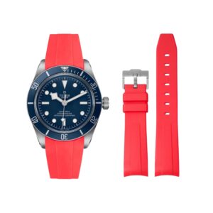 Rubber Strap - For all Tudor Black Bay Models - Red