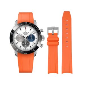 Rubber Strap - For all Zenith Chronomaster Models - Orange