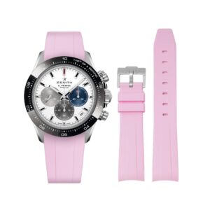Rubber Strap - For all Zenith Chronomaster Models - Pink