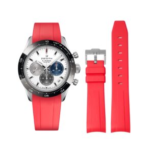 Rubber Strap - For all Zenith Chronomaster Models - Red
