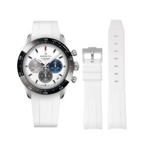Rubber Strap - For all Zenith Chronomaster Models - White
