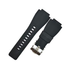 Rubber Strap - For Bell & Ross BR-01 | BR-03 - Black