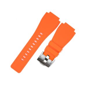Rubber Strap - For Bell & Ross BR-01 | BR-03 - Orange