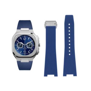 Rubber Strap - For Bell & Ross BR-05 - Blue
