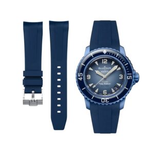 Rubber Strap - For Blancpain X Swatch - Atlantic Ocean
