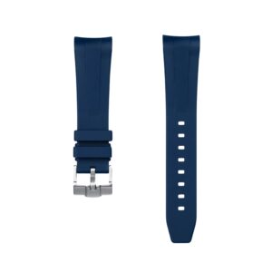 Rubber Strap - For Blancpain X Swatch - Blue Lagoon - Navy Blue
