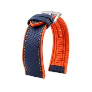 Rubber Strap - For Blancpain X Swatch - Dutch Blue