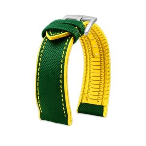 Rubber Strap - For Blancpain X Swatch - Forest Green