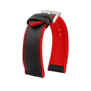 Rubber Strap - For Blancpain X Swatch - Forte Black