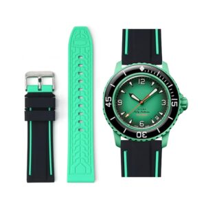 Rubber Strap - For Blancpain X Swatch - Indian Ocean