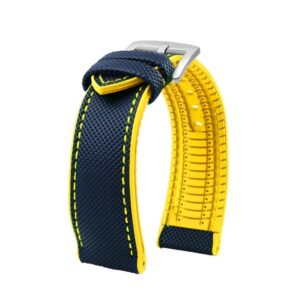 Rubber Strap - For Blancpain X Swatch - Nordic Blue