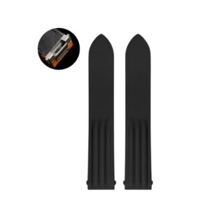 Rubber Strap - For Cartier Roadster - Black
