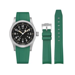 Rubber Strap – For Hamilton Khaki Field (38mm/40mm/42mm) - Green