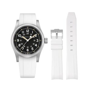 Rubber Strap – For Hamilton Khaki Field (38mm/40mm/42mm) - White